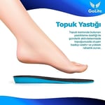 Spor Ayakkabı Tabanlığı, Günlük Memory Foam Hafızalı Ayakkabı İç Tabanı, Sneaker Rahat, Yumuşak Tabanlık -GoLite M22 Insole (43)