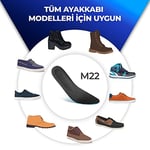Spor Ayakkabı Tabanlığı, Günlük Memory Foam Hafızalı Ayakkabı İç Tabanı, Sneaker Rahat, Yumuşak Tabanlık -GoLite M22 Insole (43)