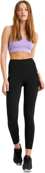 Sporcu Sütyeni Kaplı U Yaka Slim Fit