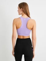 Sporcu Sütyeni Kaplı U Yaka Slim Fit