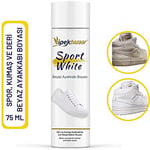 Sport White Beyaz Ayakkabı Boyası 75 ml, Spor, Deri, Bez & Kumaş Ayakkabılar için Bakım ve Yenileme Boyası