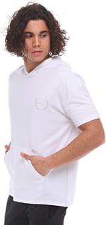 SPQR Kısa Kollu Sweatshirt NEPTUNE BEYAZ