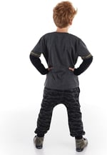 Spray Kamuflaj Erkek Çocuk T-shirt Pantolon Takım