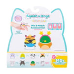 Squish-a-longs 8'li Paket - 2 Aksesuar, 1 Yüzük ve Koleksiyoncu Kılavuzu ile 1