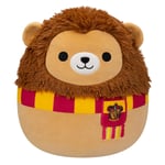Squishmallows Orijinal Harry Potter 10-inç Gryffindor Aslan Peluş - Orta Boy Ultrasoft Resmi Jazwares Peluş