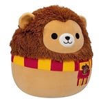 Squishmallows Orijinal Harry Potter 10-inç Gryffindor Aslan Peluş - Orta Boy Ultrasoft Resmi Jazwares Peluş