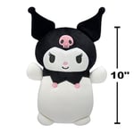 Squishmallows Orijinal Sanrio 10-inç Kuromi HugMees - Orta Boy Ultrasoft Resmi Jazwares Peluş