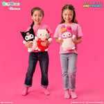 Squishmallows Orijinal Sanrio 10-inç Kuromi HugMees - Orta Boy Ultrasoft Resmi Jazwares Peluş