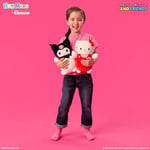 Squishmallows Orijinal Sanrio 10-inç Kuromi HugMees - Orta Boy Ultrasoft Resmi Jazwares Peluş