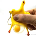 Squishy Yumurtlayan Tavuk Anahtarlık Çanta Ve Cüzdan Süsü Hediyelik