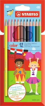 STABILO color - Kuru Boya Kalemi - 12'li Paket - 2 Neon Renk Dahil Çeşitli Renkler - Seçenekler: 30 stück (1er Pack)