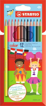 STABILO color - Kuru Boya Kalemi - 12'li Paket - 2 Neon Renk Dahil Çeşitli Renkler - Seçenekler: 30 stück (1er Pack)