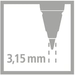 STABILO EASYergo 3.15 Uç 6'lı Kutu - Bedenler: 3.5 mm, 1.4 mm