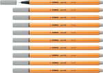 Stabilo Keçe Uçlu İnce Kalem 88 Point 0.4 mm Siyah