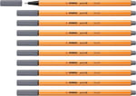 Stabilo Keçe Uçlu İnce Kalem 88 Point 0.4 mm Siyah