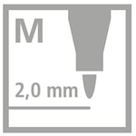 STABILO power - Keçe Uçlu Boya Kalemi - 12'li Paket - Çeşitli Renkler