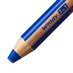 STABILO woody 3'ü 1 arada - Çok Özellikli Kalem - 18'li Paket - Çeşitli Renkler + Kalemtıraş ve Boyama Fırçası