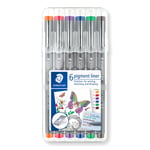Staedtler 30803Ssb6 Pigment Liner Karışık Renk 0.3 mm 6'lı Set