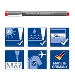 Staedtler 30803Ssb6 Pigment Liner Karışık Renk 0.3 mm 6'lı Set
