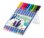Staedtler 323 Sb10 Triplus Color Üçgen Keçeli Kalem 1.0 mm 10'lu Set