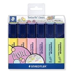 Staedtler 364 CWP6 Textsurfer Classic Pastel Fosforlu Kalem 6'Lı Blister