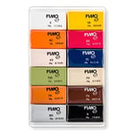 Staedtler Fimo 8023 C12-4 MP Fimo Soft Modelleme Kili Doğal Renkler (25 gr X 12 Blok)