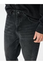 Standart Bel Loose Fit Kot Pantolon - Steve Jeans