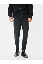 Standart Bel Loose Fit Kot Pantolon - Steve Jeans