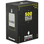 Standart MTG Kart Kılıfları 500'lü Paket, Sağlam Kart Koruyucu Kılıflar Mat Arka Kaplama, Mükemmel Karıştırma - Fabmaker'dan Tüm Ticaret Kartlarınızı, TCG Kartlarınızı ve Spor Kartlarınızı Koruyun,
