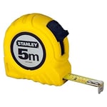 Stanley 1-30-497 Şerit Metre, 5mx19mm, Sarı/Siyah