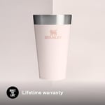 Stanley Adventure Stacking Pint Vakumlu Soğuk İçecek Bardağı, Pembe, 0.47 Litre