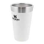 Stanley Adventure Stacking Pint Vakumlu Soğuk İçecek Bardağı, 0.47 Litre, Beyaz (Polar)