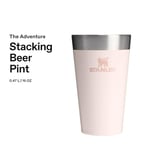 Stanley Adventure Stacking Pint Vakumlu Soğuk İçecek Bardağı, Pembe, 0.47 Litre