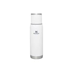 STANLEY Adventure To-Go Termos 1 Litre - Beyaz (Polar) | Paslanmaz Çelik | 25 saat dayanır. Sıcak - 27 saat. Soğuk – Sızdırmaz – BPA içermez – Kapak bardak görevi görür