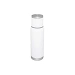 STANLEY Adventure To-Go Termos 1 Litre - Beyaz (Polar) | Paslanmaz Çelik | 25 saat dayanır. Sıcak - 27 saat. Soğuk – Sızdırmaz – BPA içermez – Kapak bardak görevi görür