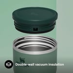 Stanley Adventure To-Go Yemek Termosu, Yeşil (Hammertone Green), 0.35 Litre