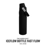 STANLEY Aerolight IceFlow Fast Flow Soğuk Su Termosu 0.60 Litre - Siyah | Paslanmaz Çelik