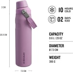 STANLEY Aerolight IceFlow Fast Flow Soğuk Su Termosu 0.60 Litre - Lila | Paslanmaz Çelik