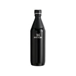 STANLEY All Day Slim Soğuk Su Termosu 0.60 Litre - Siyah | Paslanmaz Çelik | 6 Saat Soğuk - 11 Saat Buzlu - Sızdırmaz - BPA İçermez - Bulaşık Makinesinde Yıkanabilir