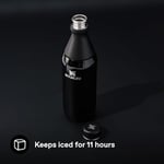 STANLEY All Day Slim Soğuk Su Termosu 0.60 Litre - Siyah | Paslanmaz Çelik | 6 Saat Soğuk - 11 Saat Buzlu - Sızdırmaz - BPA İçermez - Bulaşık Makinesinde Yıkanabilir