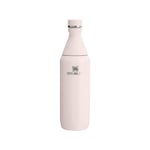 STANLEY All Day Slim Soğuk Su Termosu 0.60 Litre - Pembe Kuvars (Rose Quartz) | Paslanmaz Çelik | 6 saat soğutur. - 11 saat. Buz soğutmalı, sızdırmaz, BPA içermez, bulaşık makinesinde yıkanabilir