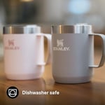 Stanley Classic Legendary Camp Mug Paslanmaz Çelik Termos Bardak, Pembe Kuvars (Rose Quartz), 0.23 Litre
