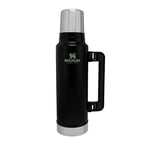 Stanley Classic Legendary Vakumlu Çelik Termos, 1.4 Litre, Mat Siyah