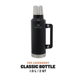 Stanley Classic Legendary Vakumlu Çelik Termos, 1.9 Litre, Mat Siyah