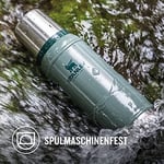 Stanley Classic Legendary Vakumlu Çelik Termos, Yeşil (Hammertone Green), 0.75 L