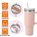 Stanley Cup 1.0 130 g/30 oz için 3'lü Silikon Dökülmeye Karşı Korumalı Durdurucu Seti, 2 Hasır Kapak, 2 Stopper ve 2 Sızdırmazlık Durdurucu Stanley Adventure Quencher Seyahat Bardak 40 oz ile Uyumlu