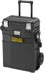 Stanley - FatMax Mobil Iş Istasyonu (54,9 X 73,3 X 41,3 Cm, Ağır Yük Tekerlekleri, Otomatik Güvenlik Kilidi, Iz Edilebilir Teleskopik Sap, Yan Saplar) 1-94-210