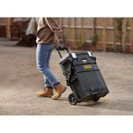 Stanley - FatMax Mobil Iş Istasyonu (54,9 X 73,3 X 41,3 Cm, Ağır Yük Tekerlekleri, Otomatik Güvenlik Kilidi, Iz Edilebilir Teleskopik Sap, Yan Saplar) 1-94-210