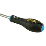 Stanley - FatMax Pozidriv PZ3 tornavida (150 mm bıçak uzunluğu, krom vanadyum ergonomik SoftGrip sap) 0-65-338, Gümüş