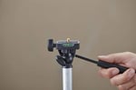 Stanley Fotostativ, alüminyum, üç Gleitfuesse, sütun (44 cm ila 140 cm, 1/4 inç dişli, platform eğilebilir) 1 – 77 – 201